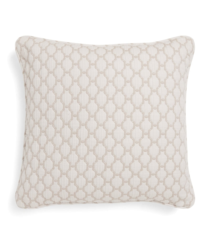Peter Reed Piped Riyad cushion 50cm x 50cm, imported from the UK