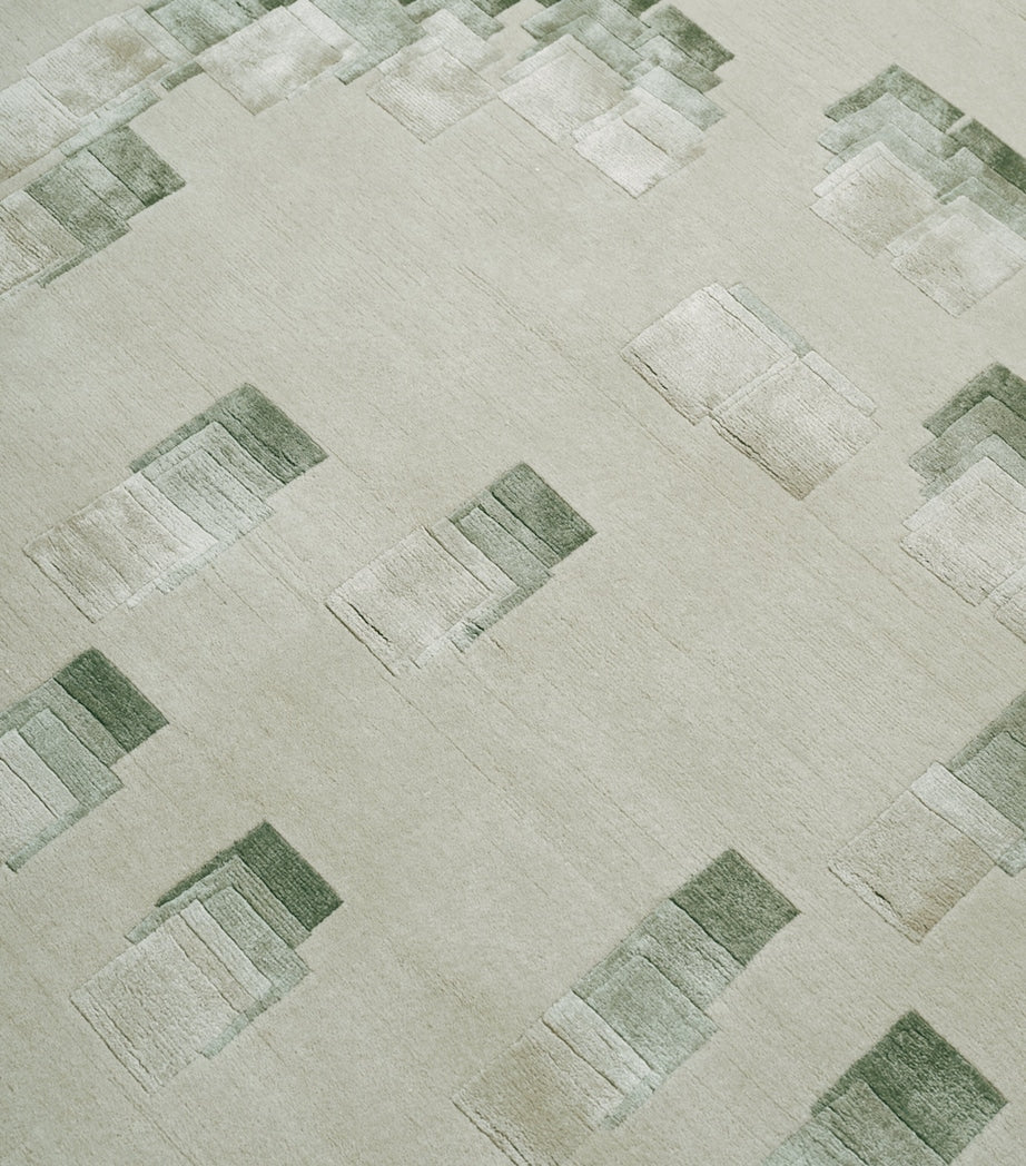 The Rug Company Runa Pistachio Rug 2.44m x 3.05m, imported from the UK
