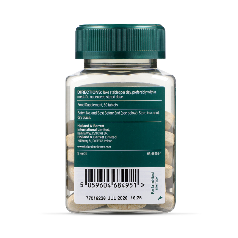 Holland & Barrett ABC to Z Vegan Multivitamins 60 Tablets, UK version