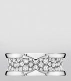 Bvlgari B.zero1 diamond ring 18kt white gold (British brand)