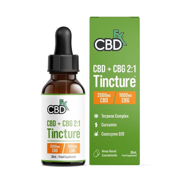 CBDfx Wellness 2:1 Oil Drops - 1000mg CBD/500mg CBG GOODS Superdrug   