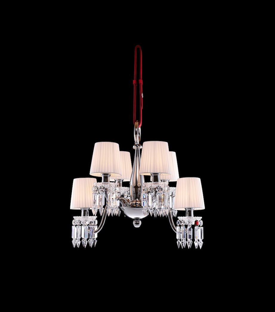 Baccarat Zénith Nomade 6-light crystal chandelier (British brand)