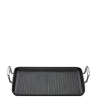 Le Creuset toughened non-stick ribbed rectangular grill 35cm, UK version