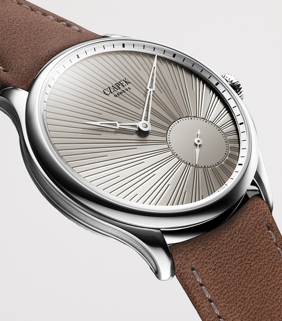 Czapek Promenade stainless steel watch 38mm - British product