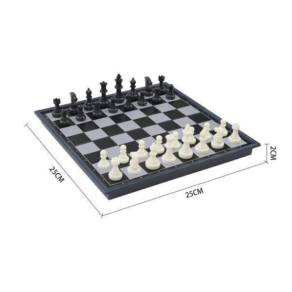 Livingandhome portable folding magnetic chess set, UK version