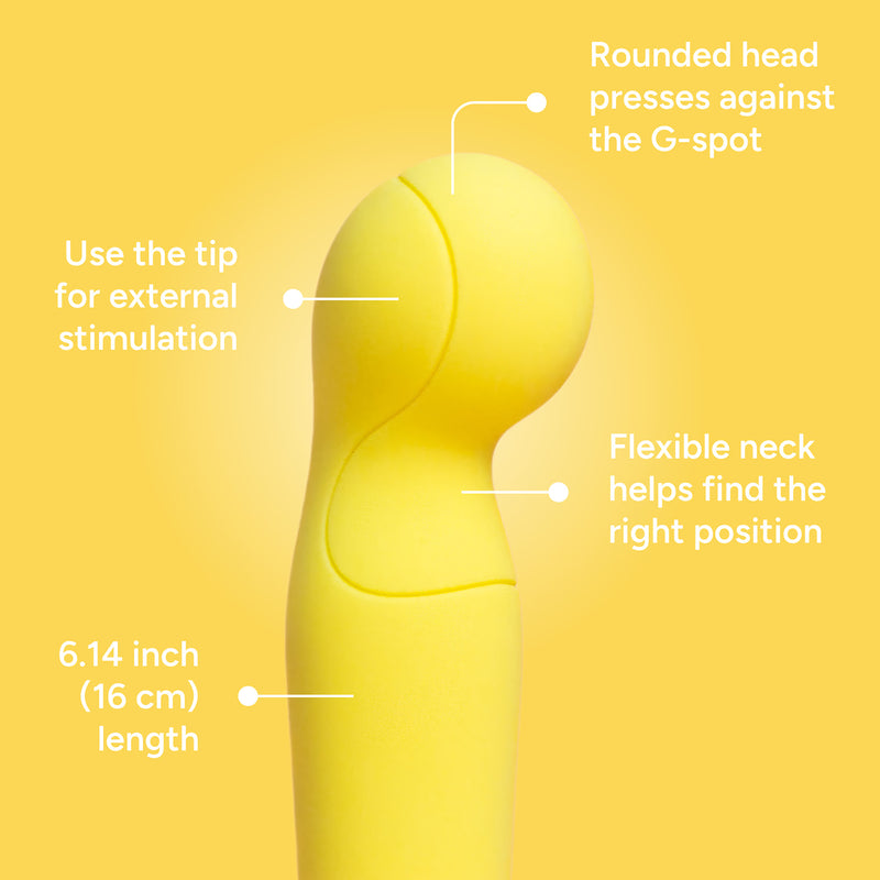 Smile Makers Tennis Pro G-spot vibrator in silicone (British brand)