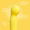 Smile Makers Tennis Pro G-spot vibrator in silicone (British brand)