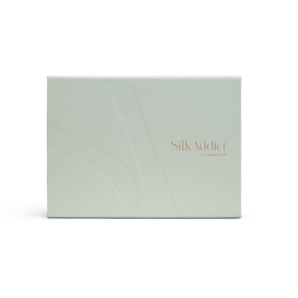 Silk Addict mulberry silk pillowcase twinpack olive green (British brand)