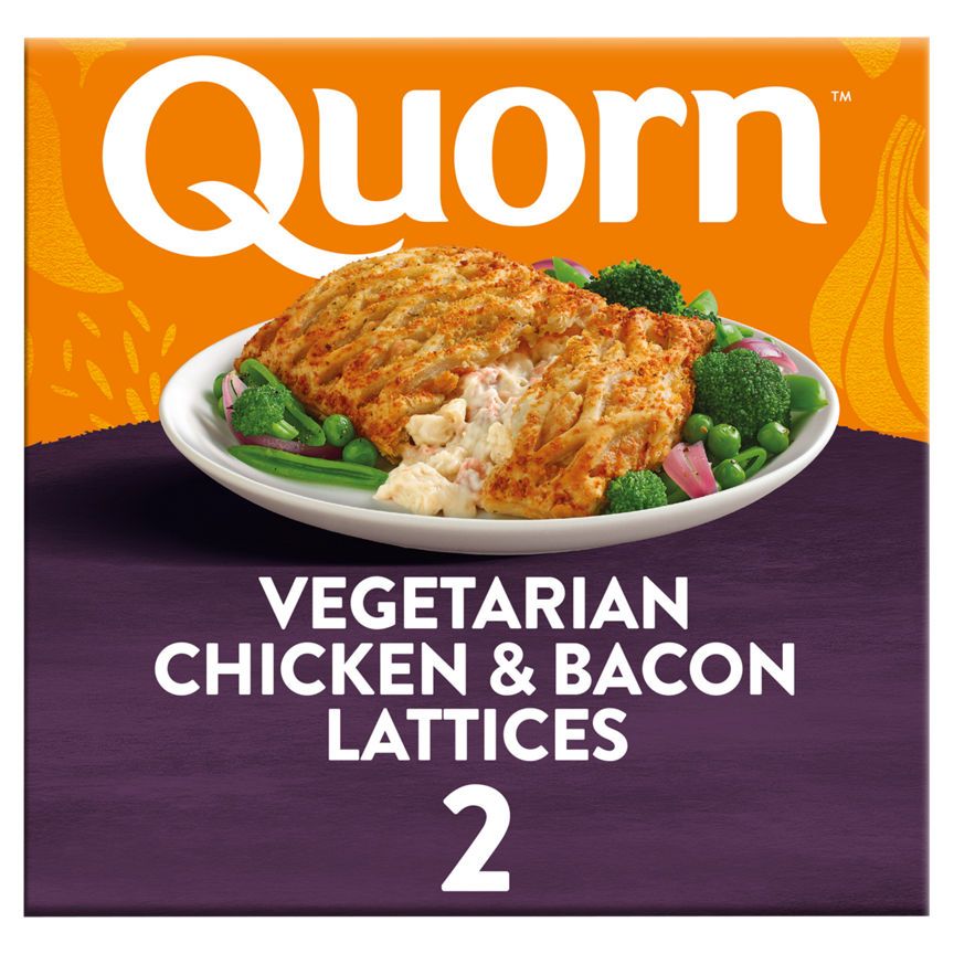 Quorn Vegetarian 2 Chicken & Bacon Lattice GOODS ASDA   