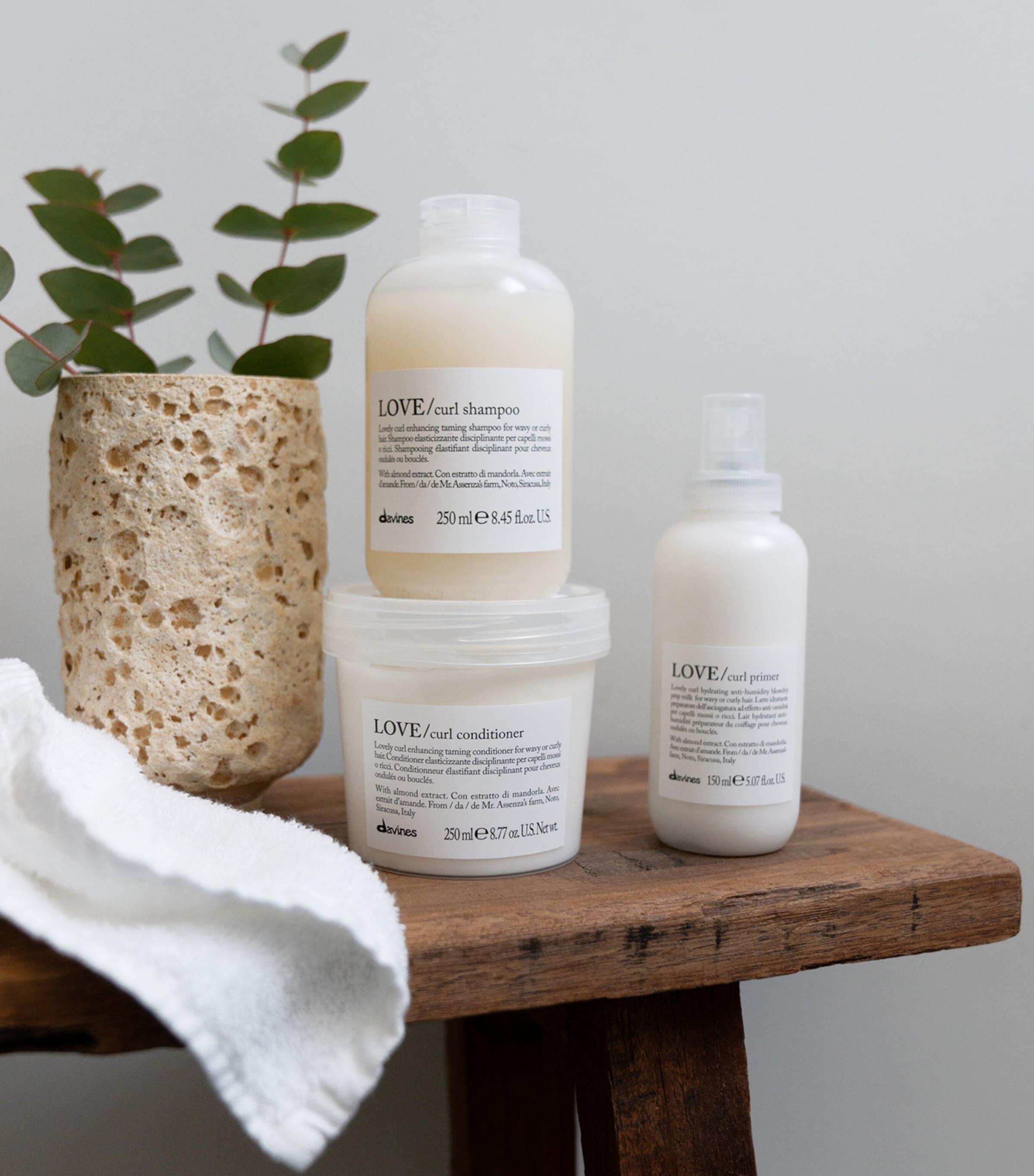 DAVINES Love Curl Conditioner 250ml - British product