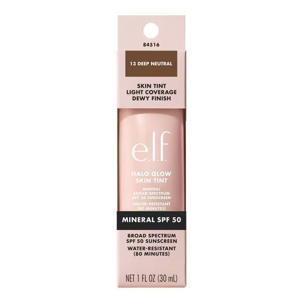 e.l.f. Halo Glow Skin Tint 13 Deep Neutral, UK version