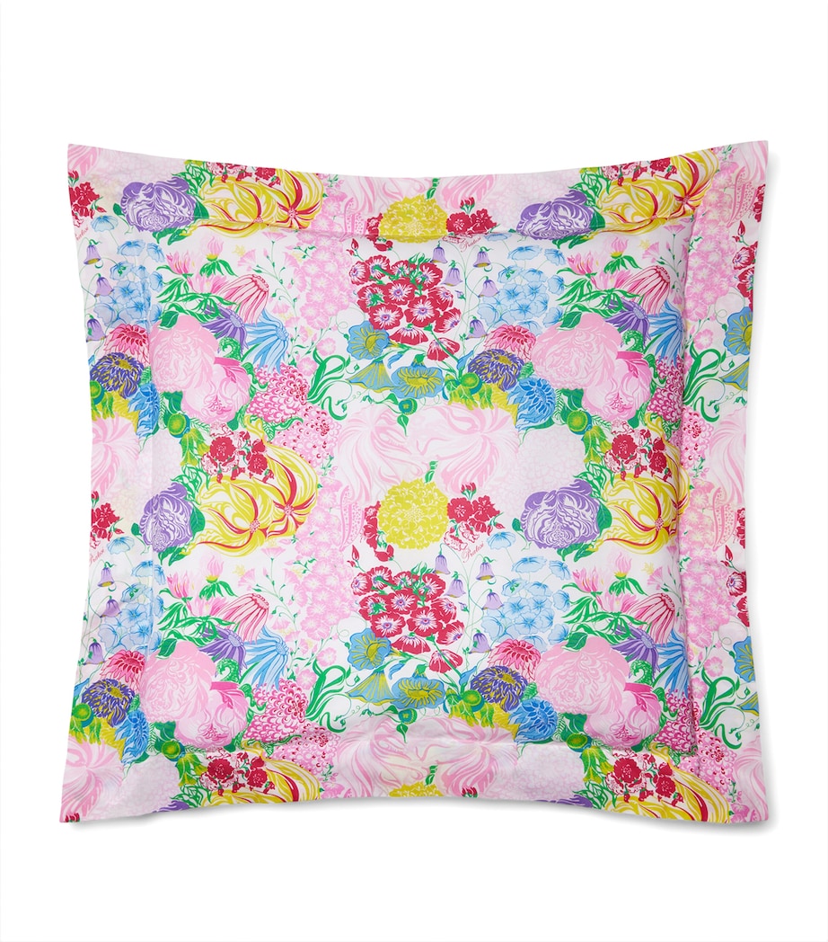 Pratesi Millefiori square pillowcase 65cm x 65cm, imported from the UK