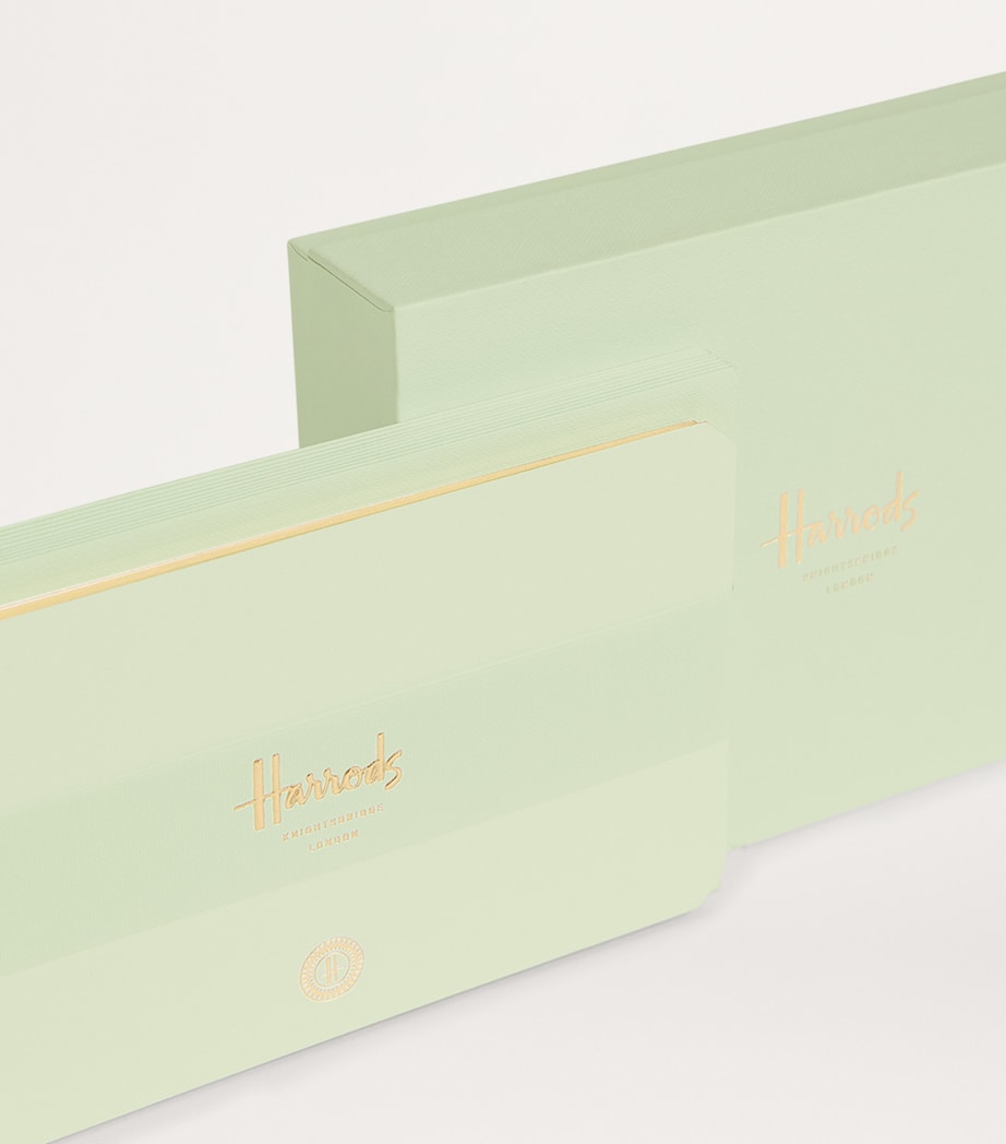 Harrods correspondence set with sage green borders - British product