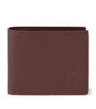 Brunello Cucinelli nubuck leather wallet with six card slots, imported from the UK