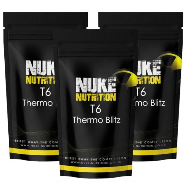 Nuke Nutrition T6 Thermo Blitz Capsules - 180ct