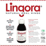 Lingora Natural Oral Rinse 120ml glass bottle, UK version