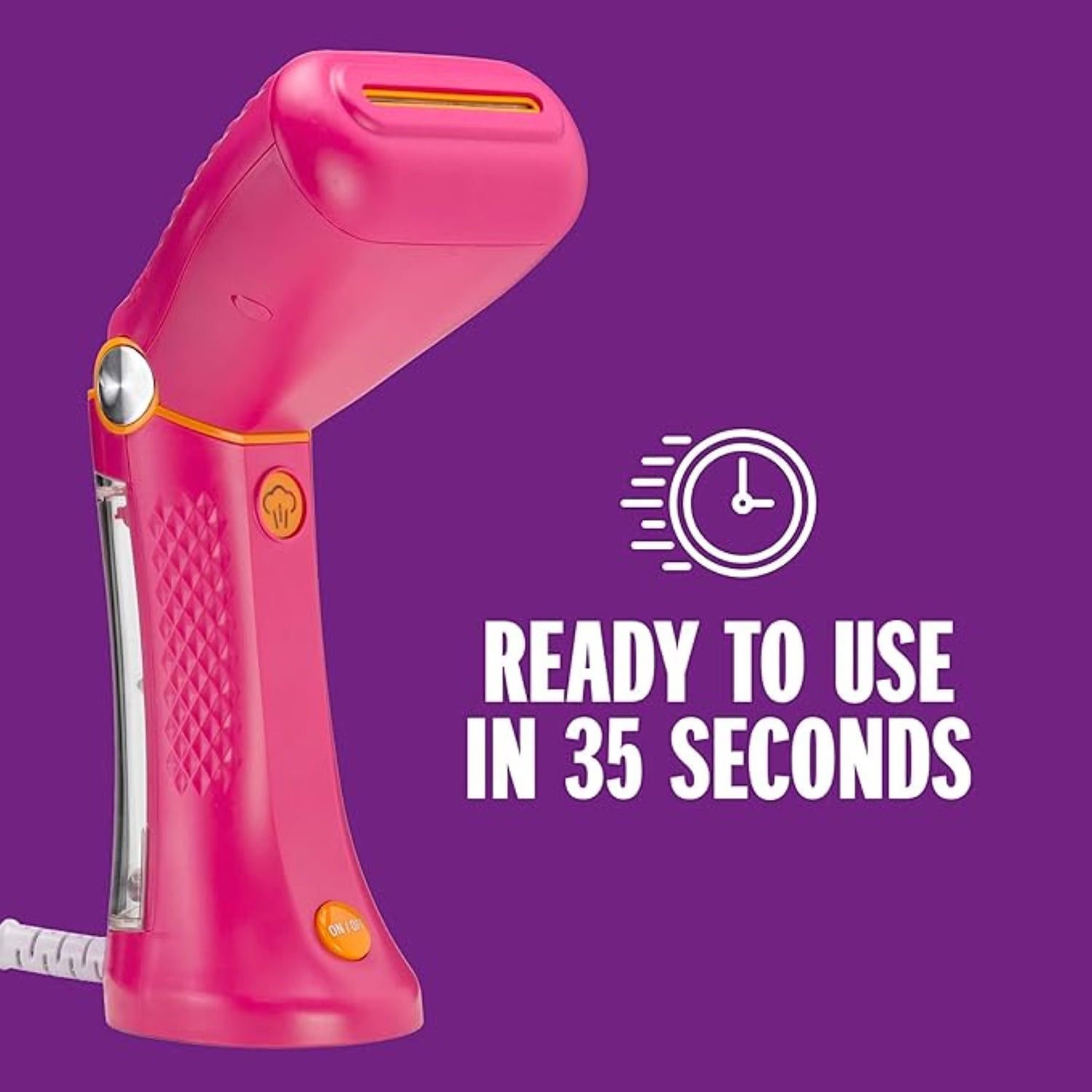 Conair Power Steam steamer in pink - British product