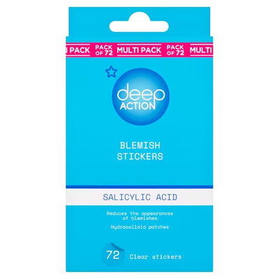 Superdrug Deep Action Salicylic Acid Blemish Patches 72pk- Buy online at McGrocer