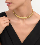 Bvlgari gold diamond Tubogas necklace (British brand)