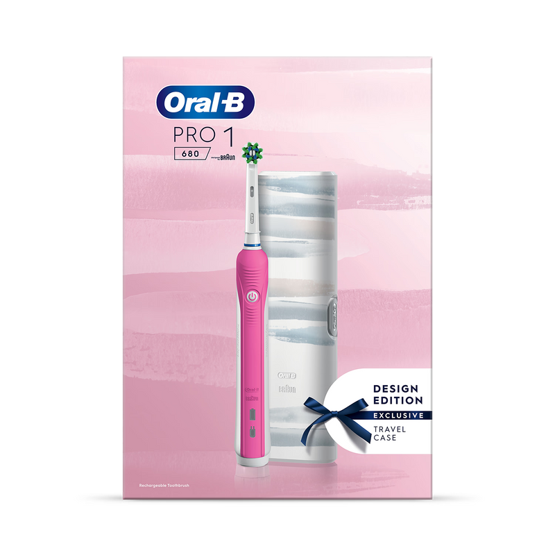 Oral-B Pro Series 1 pink electric toothbrush, UK version