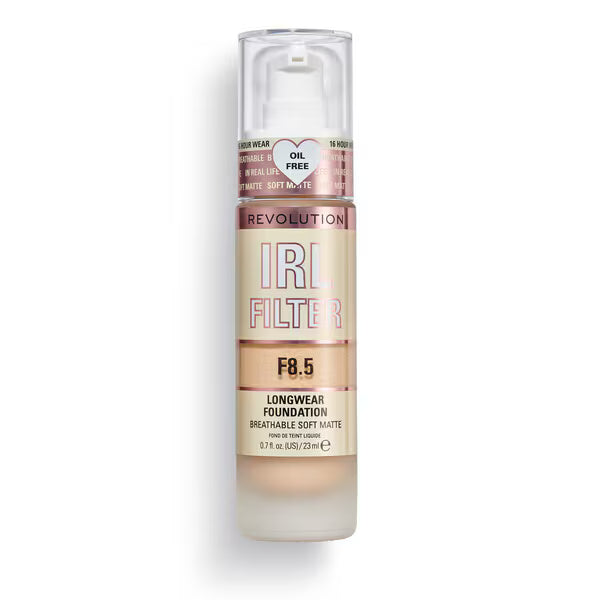 Revolution IRL Filter Foundation F8.5, imported from the UK