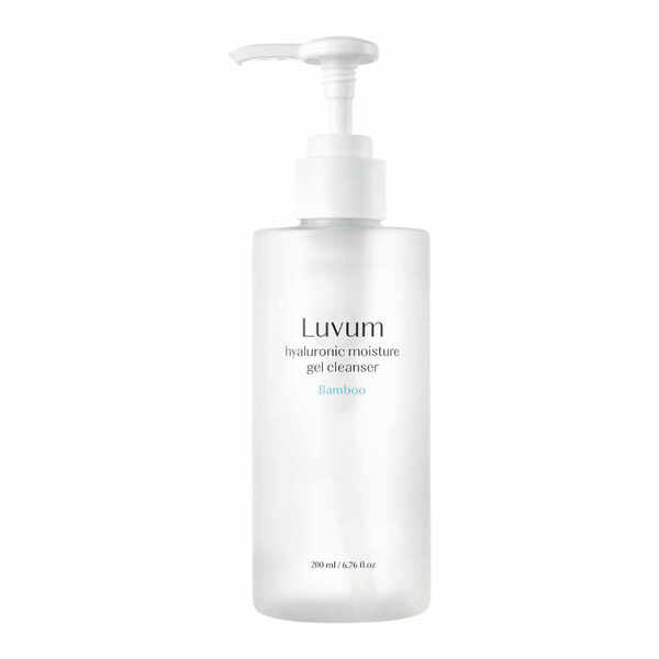Luvum bamboo hyaluronic moisture gel cleanser 200ml, UK version