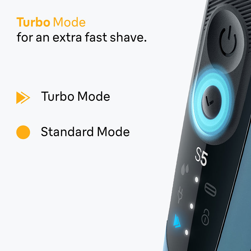 Braun Series 5 electric shaver 52-A1000S Azure - British product