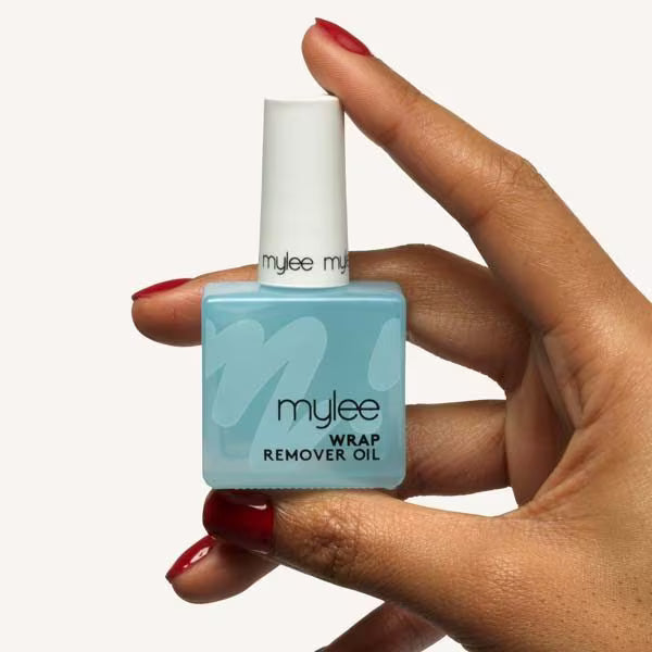Mylee Gel Nail Wrap Remover Oil 15ml, imported from the UK