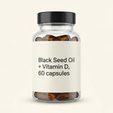 Holland & Barrett black seed oil vitamin D capsules 60 - British product