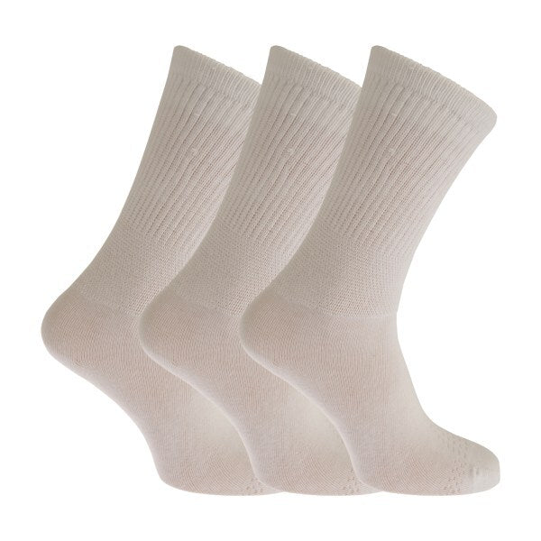 Womens Comfort Fit Diabetic Socks (3 Pairs) (UK 4-8)