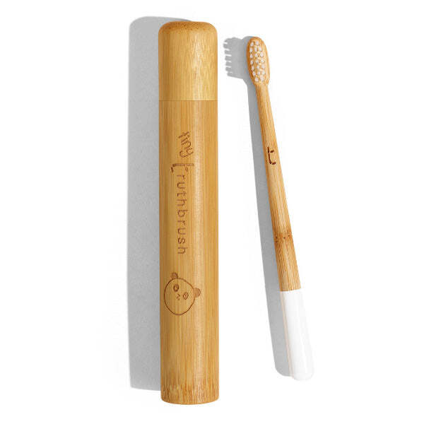 Truthbrush Bamboo Children's Toothbrush Tiny Travel Case GOODS Superdrug   