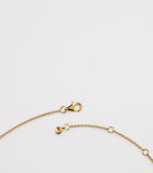 Monica Vinader gold vermeil aquamarine Odyssey bracelet, imported from the UK