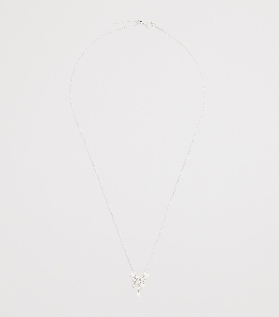 Persée white gold diamond pendant necklace, UK version