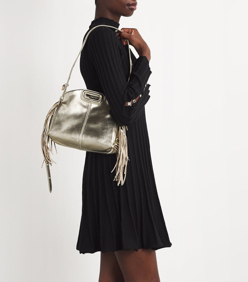 Maje Miss M mini leather shoulder bag (British brand)