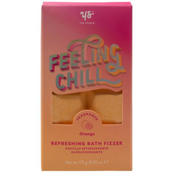 Yes Studio Feeling Chill orange bath fizzers, imported from the UK