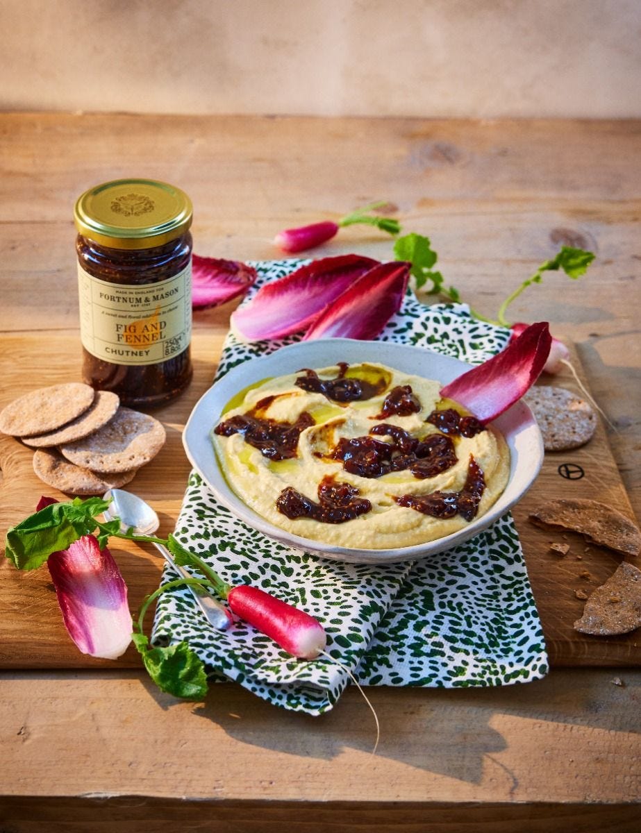 Fig and fennel chutney in a 250g jar (British brand)