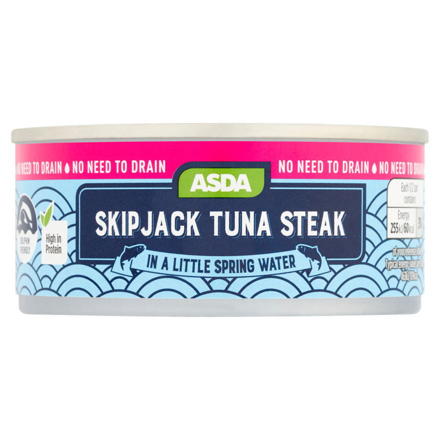 ASDA Skipjack Tuna Steaks in A Little Spring Water GOODS ASDA   