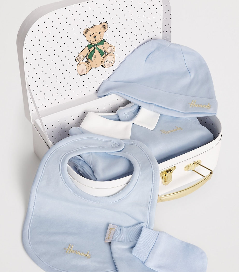 Harrods Pima cotton baby gift set 0-18 months - British product