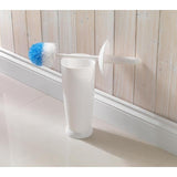 Addis Closed Toilet Brush Set White