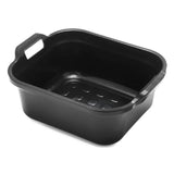 Addis Eco Black Recycled Plastic Washing up Bowl with Twin Handle 10 Litre