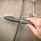 Addis Metallic Graphite ComfiGrip Tile and Grout Cleaning Brush