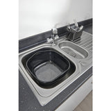 Addis Premium Soft Touch Washing Up Bowl Black / Grey