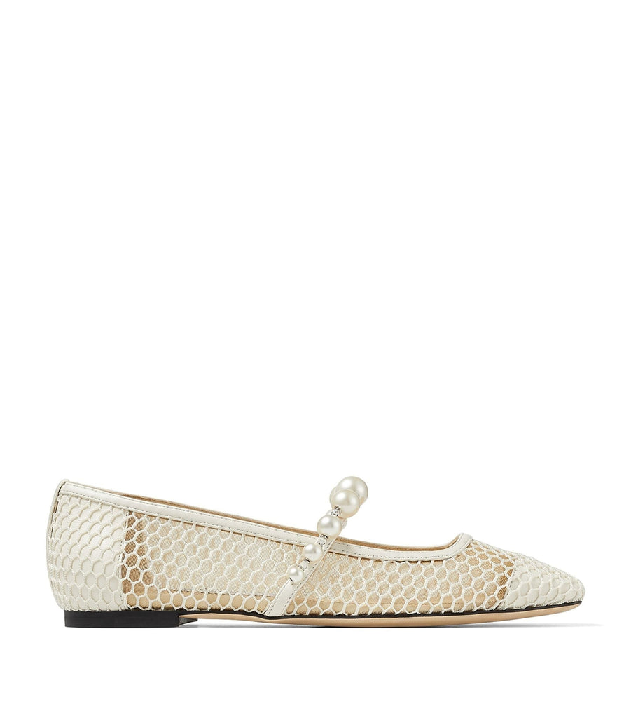 Ade Fishnet Ballet Flats