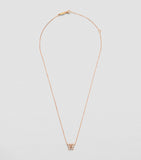 Suzanne Kalan rose gold diamond butterfly necklace adjustable chain - British product
