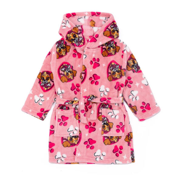 Paw Patrol Girls Hooded Dressing Gown (3-4 Years) GOODS Superdrug   