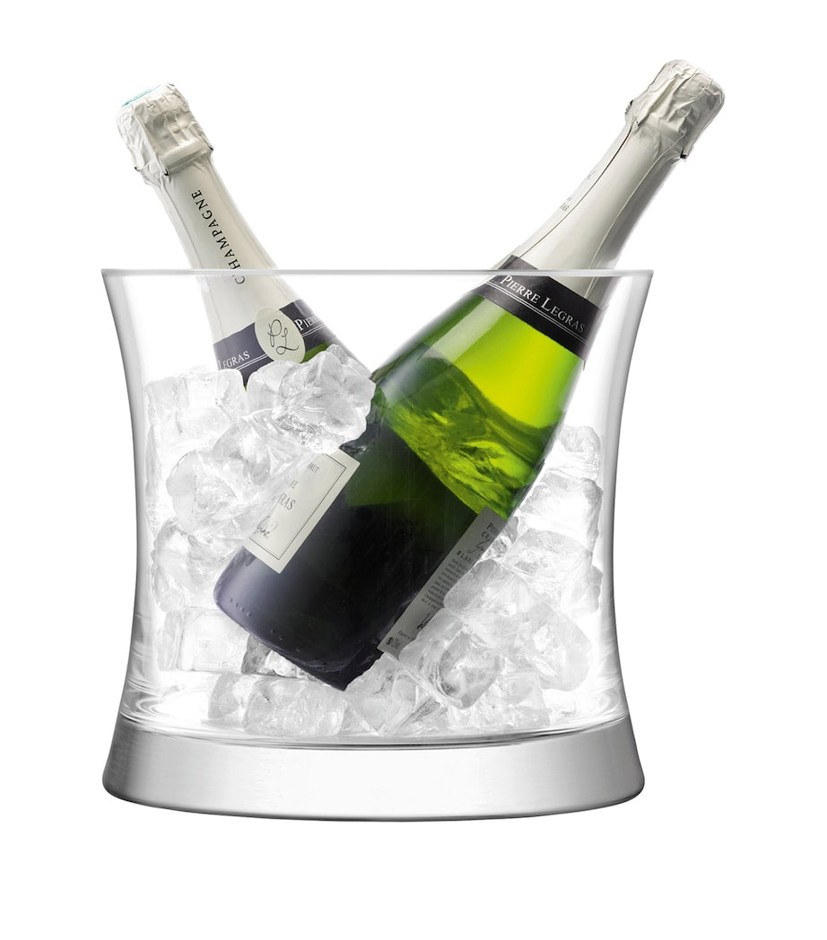 LSA International Moya champagne flutes and ice bucket serving set, UK version