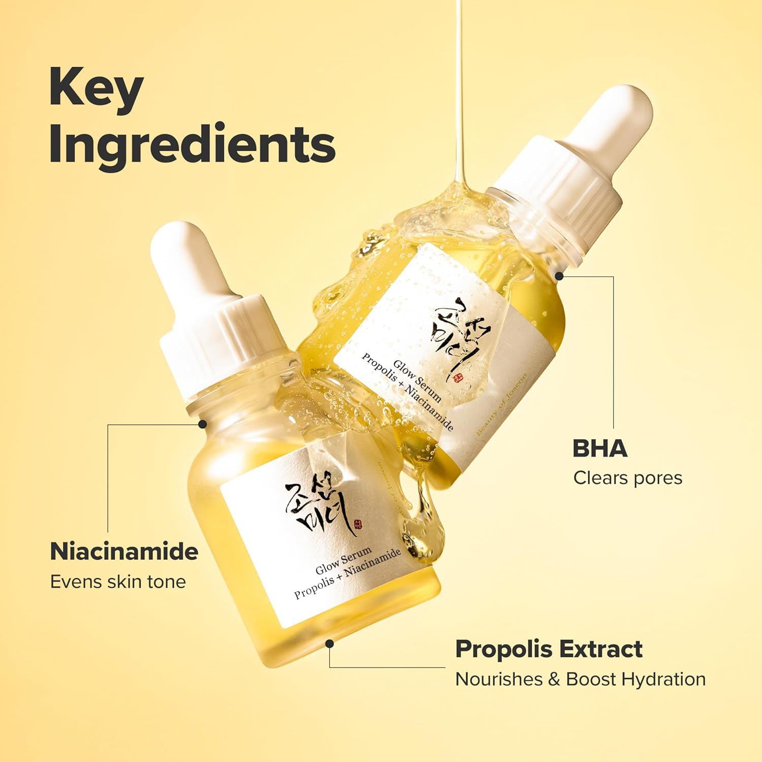 Beauty of Joseon Glow Serum Propolis Niacinamide 30ml, imported from the UK