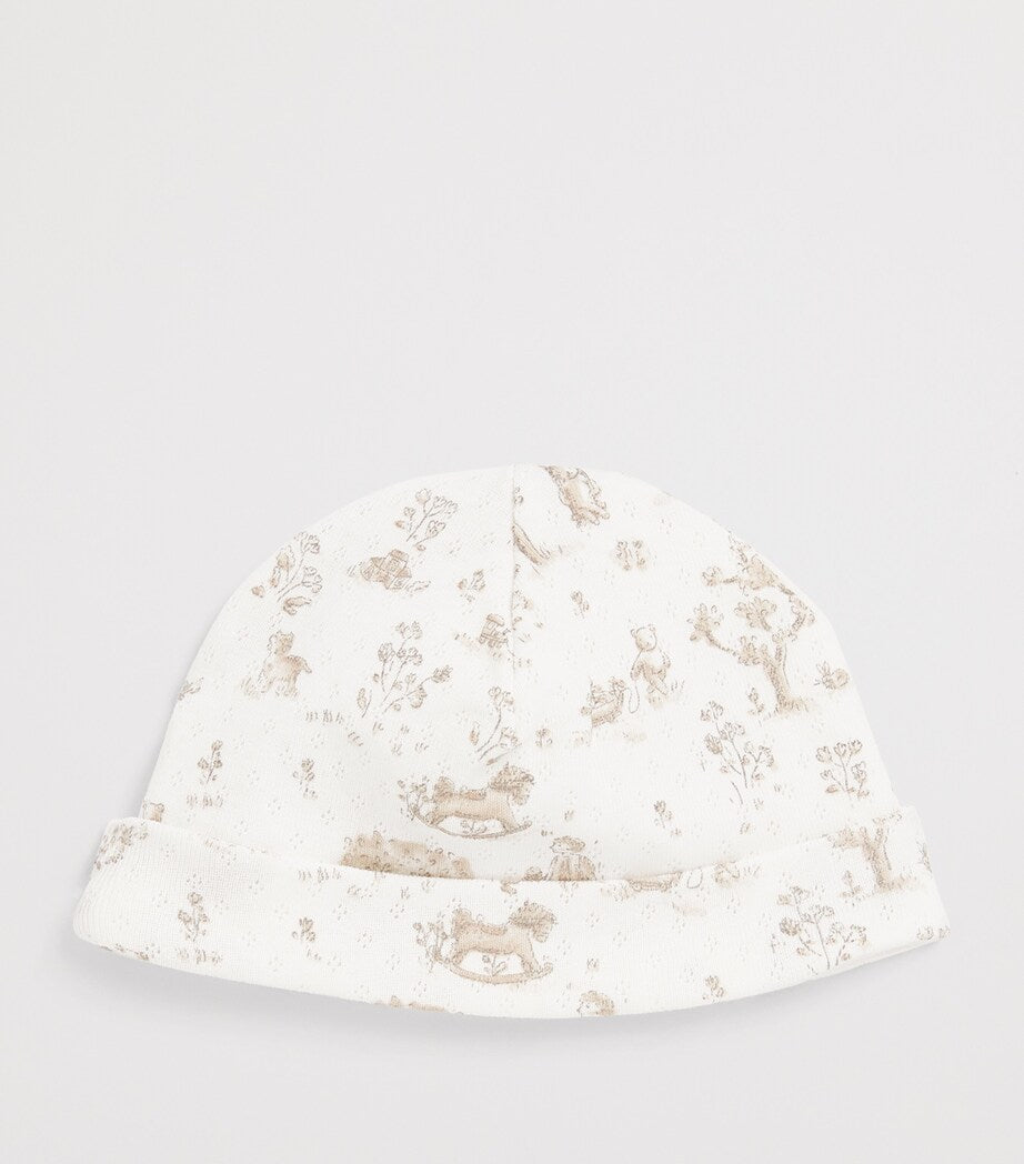 Tartine et Chocolat cotton printed beanie (British brand)