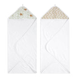 Aden+Anais essentials 2 pack hooded towel tanzania   2 per pack