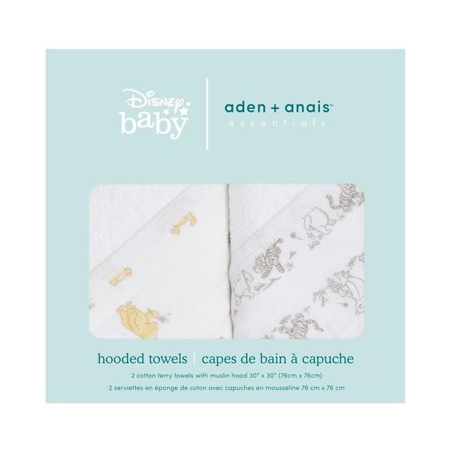 Aden + Anais Hooded Towel Winnie the Pooh   2 per pack